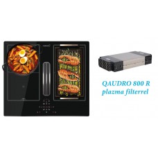 Elektromos Főzőlap - CATA - AS-600 indukciós főzőlap beépített elszívóval + plazma filter QUADRO 800