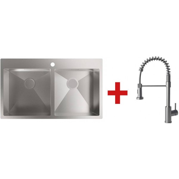 CATA XPB2 mosogatótálca (CBS) + csaptelep (XPB) szett CATA XPB2 mosogatótálca (CBS) + csaptelep (XPB) szett