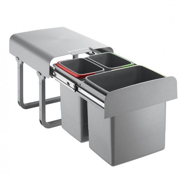 EKOTECH - Beépíthető hulladékgyűjtő EKKO 40 - 1x16 liter+2x8 liter EKOTECH - Beépíthető hulladékgyűjtő EKKO 40 - 1x16 liter+2x8 liter