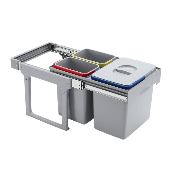 EKOTECH - Beépíthető hulladékgyűjtő EKKO EASY 40 - 1x16 liter+2x8 liter EKOTECH - Beépíthető hulladékgyűjtő EKKO EASY 40 - 1x16 liter+2x8 liter