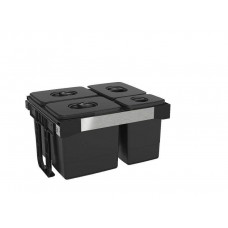 EKOTECH - Beépíthető hulladékgyűjtő FREE JAZZ 60 - 3x15 liter+1x7 liter