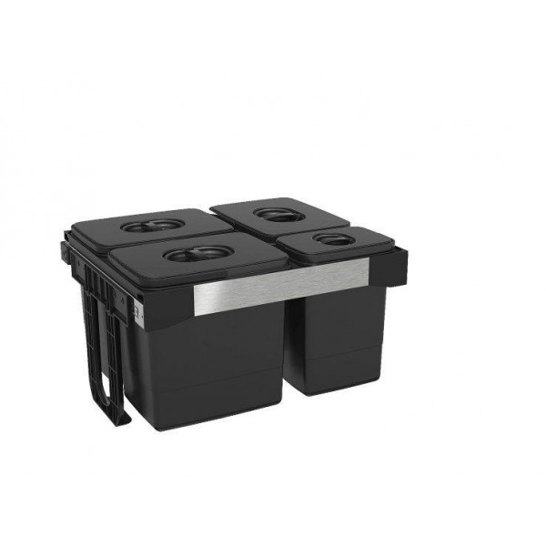 EKOTECH - Beépíthető hulladékgyűjtő FREE JAZZ 60 - 3x15 liter+1x7 liter EKOTECH - Beépíthető hulladékgyűjtő FREE JAZZ 60 - 3x15 liter+1x7 liter