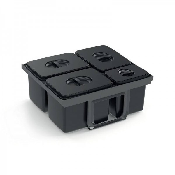 EKOTECH - Beépíthető hulladékgyűjtő JAZZ 60 - 2x12 liter+3x5 liter EKOTECH - Beépíthető hulladékgyűjtő JAZZ 60 - 2x12 liter+3x5 liter