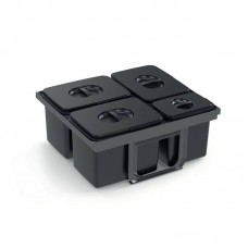 EKOTECH - Beépíthető hulladékgyűjtő JAZZ 60 - 2x15 liter+3x7 liter