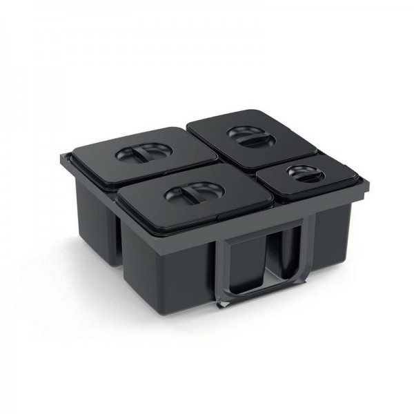 EKOTECH - Beépíthető hulladékgyűjtő JAZZ 60 - 2x15 liter+3x7 liter EKOTECH - Beépíthető hulladékgyűjtő JAZZ 60 - 2x15 liter+3x7 liter