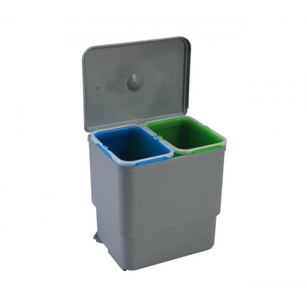 EKOTECH - Beépíthető hulladékgyűjtő SESAMO 45 - 2x8 liter EKOTECH - Beépíthető hulladékgyűjtő SESAMO 45 - 2x8 liter