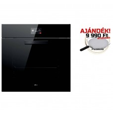 Beépíthető sütő - ELICA - Beépíthető sütő VIRTUS MULTI 60 TFT PYRO BL + Ajándék Pizzaszett