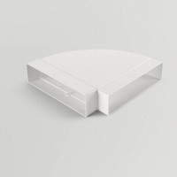 Elica - Lapos csatorna sarok 90° vízszintes 218x55 mm