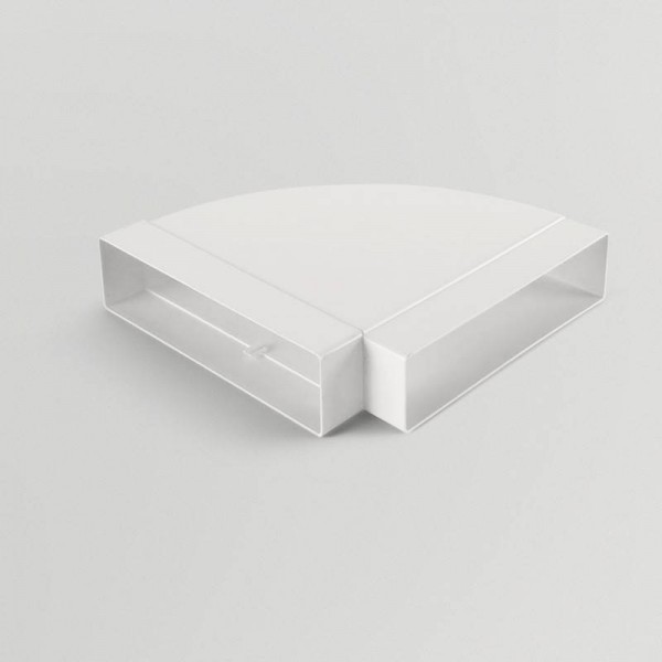 Elica - Lapos csatorna sarok 90° vízszintes 218x55 mm Elica - Lapos csatorna sarok 90° vízszintes 218x55 mm