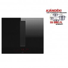 Elektromos Főzőlap - ELICA - NIKOLATESLA VELVET BL/A/60 + CATA Edényszett PROFESSIONAL