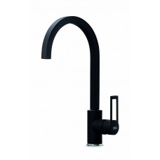 Elleci - Csaptelep Bridge Vitrotek Black 86 - Kifutó termék!