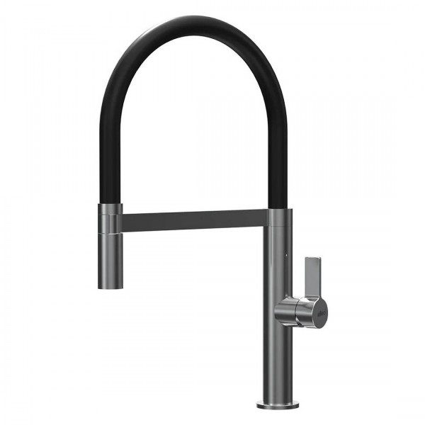 ELLECI - Csaptelep Wave Szatinált króm + Fekete ELLECI - Csaptelep Wave Szatinált króm + Fekete