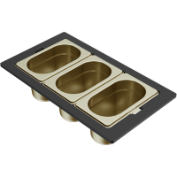 ELLECI - KF033100GD Gourmet szett 1/9 BEST arany - Kifutó termék!