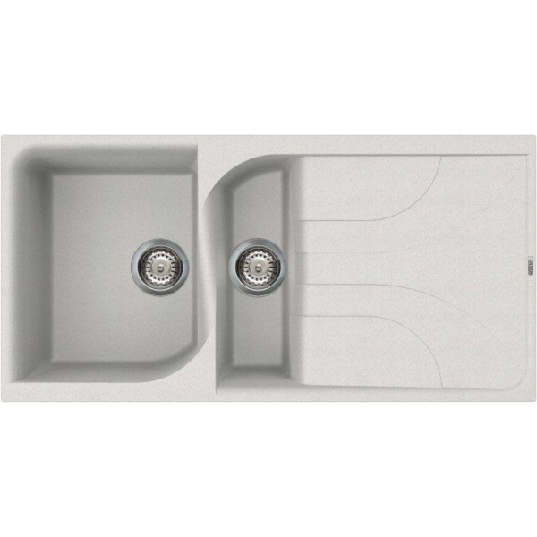 ELLECI - Gránit mosogatótálca Ego 475 G52 Bianco Pietra - Kifutó termék! ELLECI - Gránit mosogatótálca Ego 475 G52 Bianco Pietra - Kifutó termék!