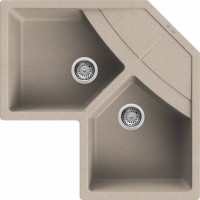 ELLECI - Gránit mosogatótálca Unico CORNER sarok G51