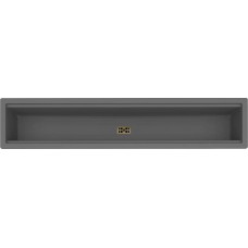 ELLECI - Mosogatótálca Dialogo C86 K99 Concrete arany tartozékkal