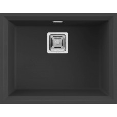 ELLECI - Mosogatótálca Karisma 105 UM G40 Nero munkalap alá szerelhető