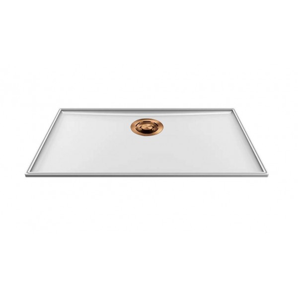 ELLECI - Mosogatótálca medencefenék Essenza 70 K96 White bronz tartozékkal ELLECI - Mosogatótálca medencefenék Essenza 70 K96 White bronz tartozékkal