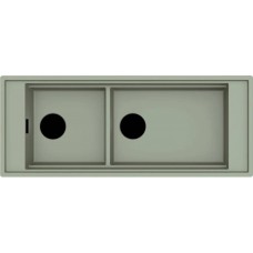 ELLECI - Mosogatótálca Mixology 590 K82 Sage fekete tartozékokkal