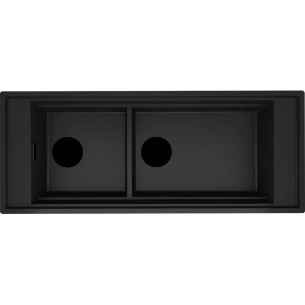 ELLECI - Mosogatótálca Mixology 590 K86 Black fekete tartozékokkal ELLECI - Mosogatótálca Mixology 590 K86 Black fekete tartozékokkal