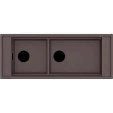 ELLECI - Mosogatótálca Mixology 590 K87 Cocoa fekete tartozékokkal