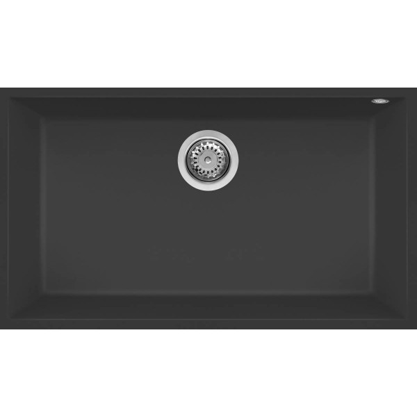 ELLECI - Mosogatótálca Quadra 130 UM G40 Nero munkalap alá szerelhető ELLECI - Mosogatótálca Quadra 130 UM G40 Nero munkalap alá szerelhető