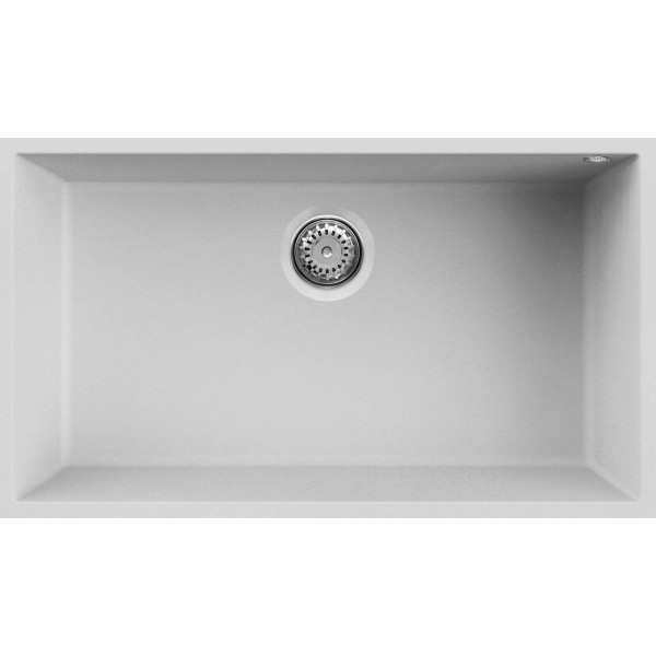 ELLECI - Mosogatótálca Quadra 130 UM G68 Bianco munkalap alá szerelhető ELLECI - Mosogatótálca Quadra 130 UM G68 Bianco munkalap alá szerelhető