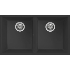 ELLECI - Mosogatótálca Quadra 350 UM G40 Nero munkalap alá szerelhető