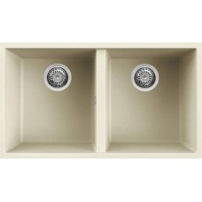 ELLECI - Mosogatótálca Quadra 350 UM G62 Bianco Antico munkalap alá szerelhető