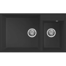 ELLECI - Mosogatótálca Quadra 440 UM G40 Nero munkalap alá szerelhető - Kifutó termék!