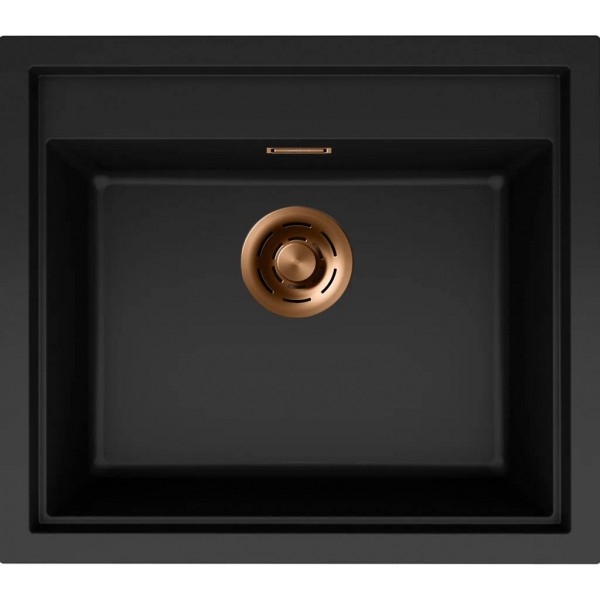 ELLECI - Mosogatótálca Sintesi 105 K86 Fekete - bronz tartozékokkal ELLECI - Mosogatótálca Sintesi 105 K86 Fekete - bronz tartozékokkal