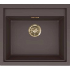 ELLECI - Mosogatótálca Sintesi 105 K87 Cocoa arany tartozékokkal