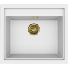 ELLECI - Mosogatótálca Sintesi 105 K96 White arany tartozékokkal