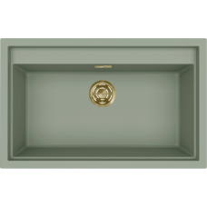 ELLECI - Mosogatótálca Sintesi 130 K82 Sage arany tartozékokkal