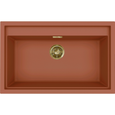 ELLECI - Mosogatótálca Sintesi 130 K83 Clay arany tartozékokkal