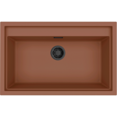 ELLECI - Mosogatótálca Sintesi 130 K83 Clay fekete tartozékokkal