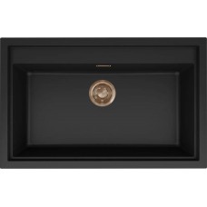 ELLECI - Mosogatótálca Sintesi 130 K86 Black bronz tartozékokkal