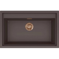 ELLECI - Mosogatótálca Sintesi 130 K87 Cocoa bronz tartozékokkal