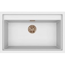 ELLECI - Mosogatótálca Sintesi 130 K96 White bronz tartozékokkal