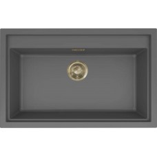 ELLECI - Mosogatótálca Sintesi 130 K99 Concrete arany tartozékokkal