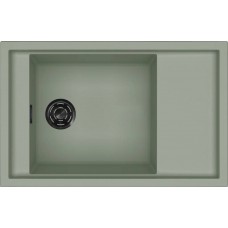 ELLECI - Mosogatótálca Sintesi 305 K82 Sage fekete tartozékokkal