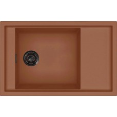 ELLECI - Mosogatótálca Sintesi 305 K83 Clay fekete tartozékokkal