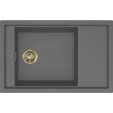 ELLECI - Mosogatótálca Sintesi 305 K99 Concrete arany tartozékokkal