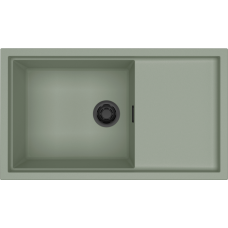 ELLECI - Mosogatótálca Sintesi 410 K82 Sage fekete tartozékokkal