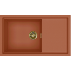 ELLECI - Mosogatótálca Sintesi 410 K83 Clay arany tartozékokkal