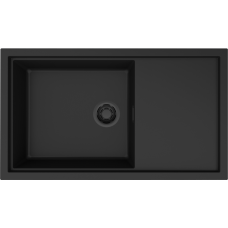 ELLECI - Mosogatótálca Sintesi 410 K86 Black fekete tartozékokkal