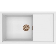 ELLECI - Mosogatótálca Sintesi 410 K96 White bronz tartozékokkal