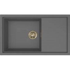 ELLECI - Mosogatótálca Sintesi 410 K99 Concrete arany tartozékokkal