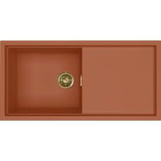 ELLECI - Mosogatótálca Sintesi 480 K83 Clay arany tartozékokkal