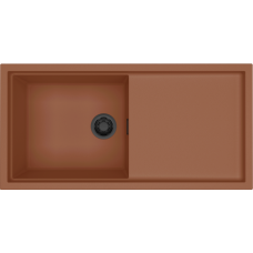 ELLECI - Mosogatótálca Sintesi 480 K83 Clay fekete tartozékokkal